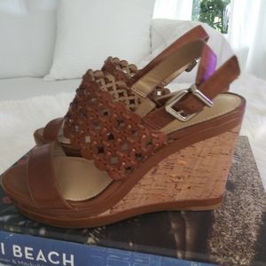 Antonio Melani Cork Wedges